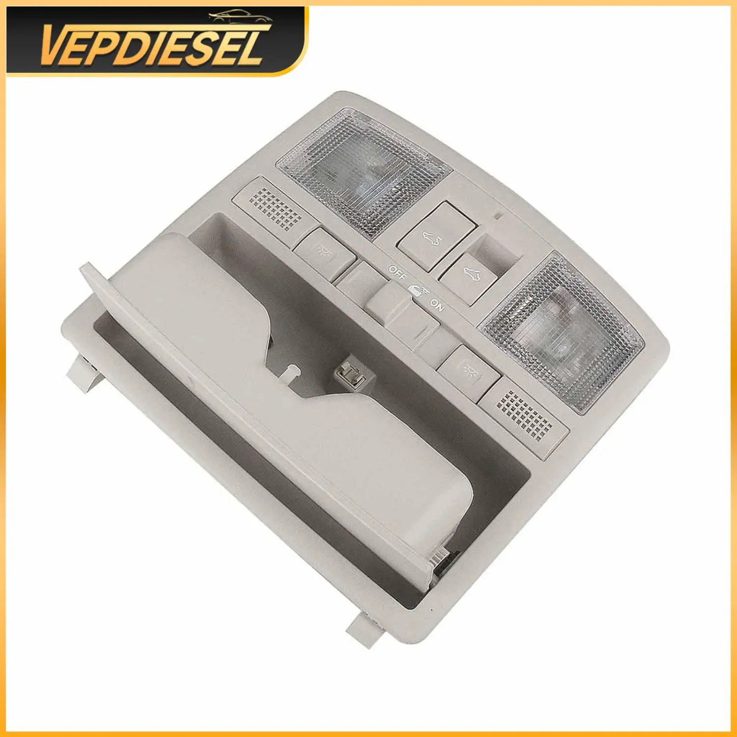 1Pcs Overhead Console Reading Light w/o Sunroof Switch For Mazda 6 2009-13 CX-9 10-15 TD11-69-970H-75