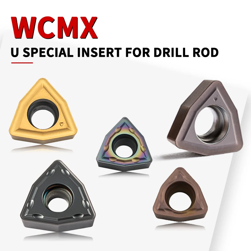 U Drill WCMX WCGT WCMT WCMX030208 WCMX040208 WCMT050308 WCMT06T308 WCMT080412  Carbide Turning Insert CNC Cutting Tool