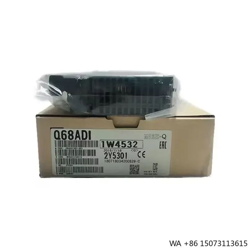 New for Q Series PLC Analog IO Module Q64AD Q68ADV Q64DAN Q64DAIN Q68ADI 8 Channel DC24V