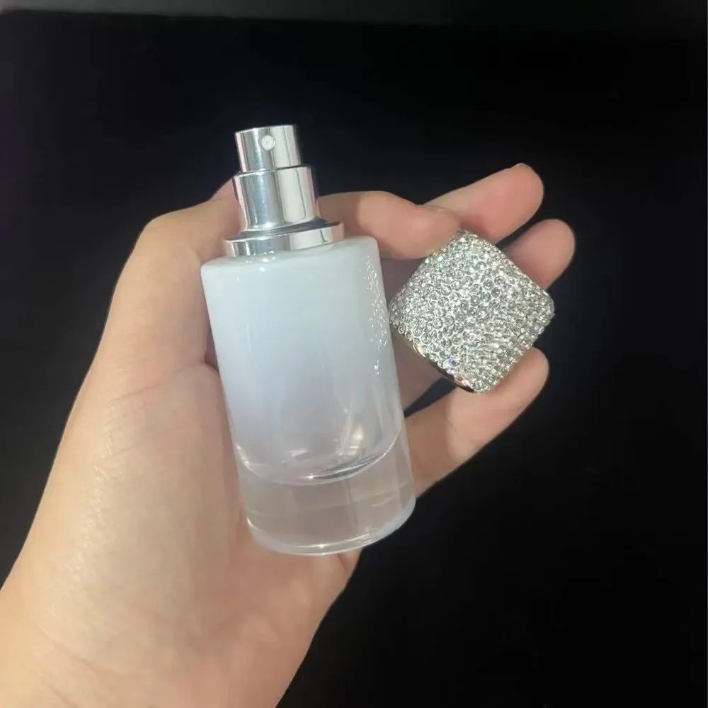 Container 30ML Rhinestone Bottle Exquisite Empty Glass Atomizer Leak-proof Creative Dispenser Home Decor