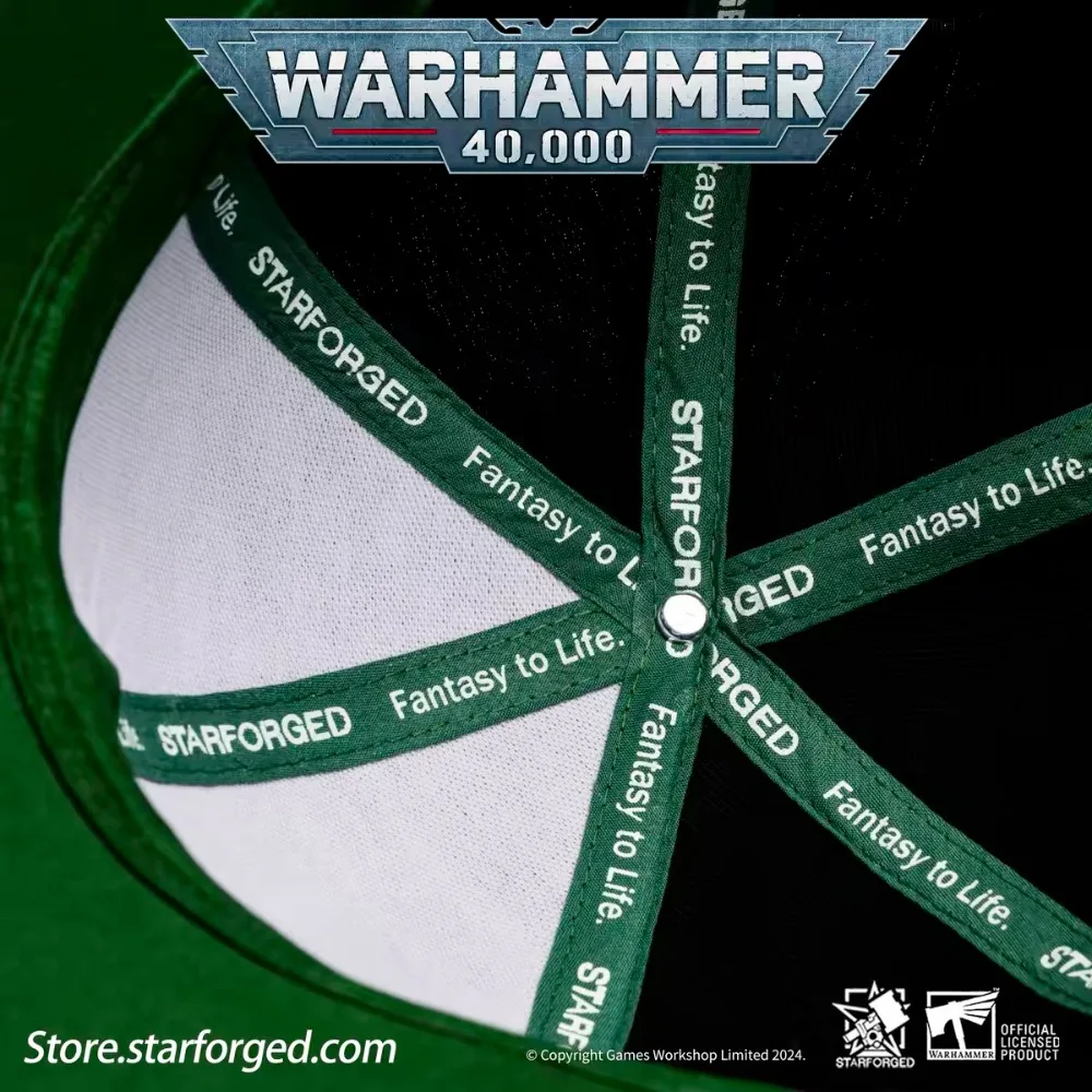 Starforged Warhammer 40K Surrounding Visor Space Marines Warband Baseball Cap Game Peripheral Decoration Hat A  Gift for Fans view 6