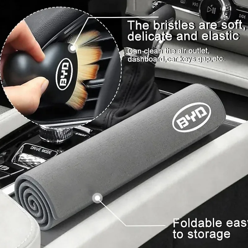 Auto Detailing Brush Car Cleaning Cloth Car Dust Brush For BYD Seal U Dolphin Mini Sealion 7 Song Pro ATTO 3 Yuan UP Dolphin