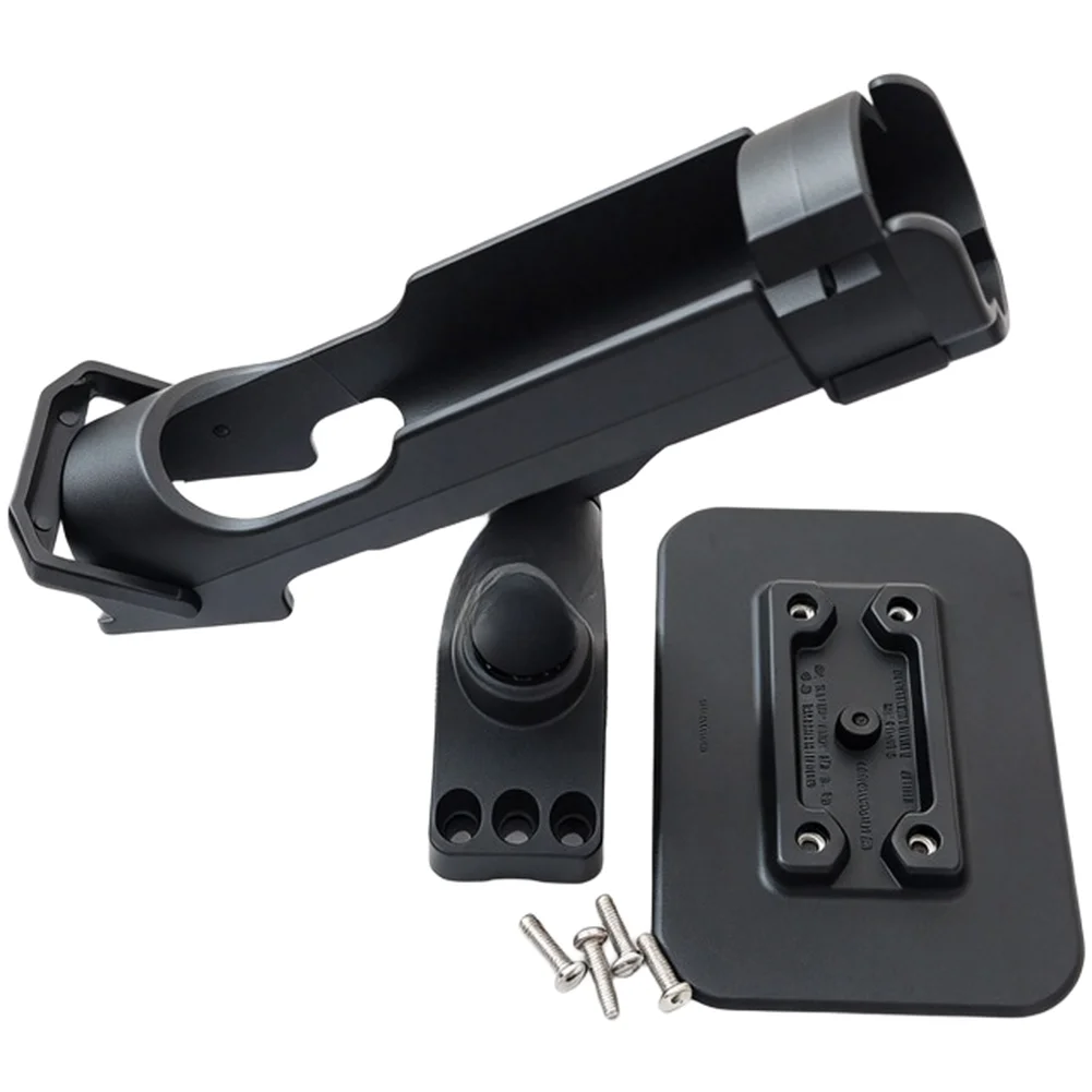 Adjustable For Kayak Fishing Rod Holder ABS Plastic Boat Mount With Screws Fishing Tackle Accessories