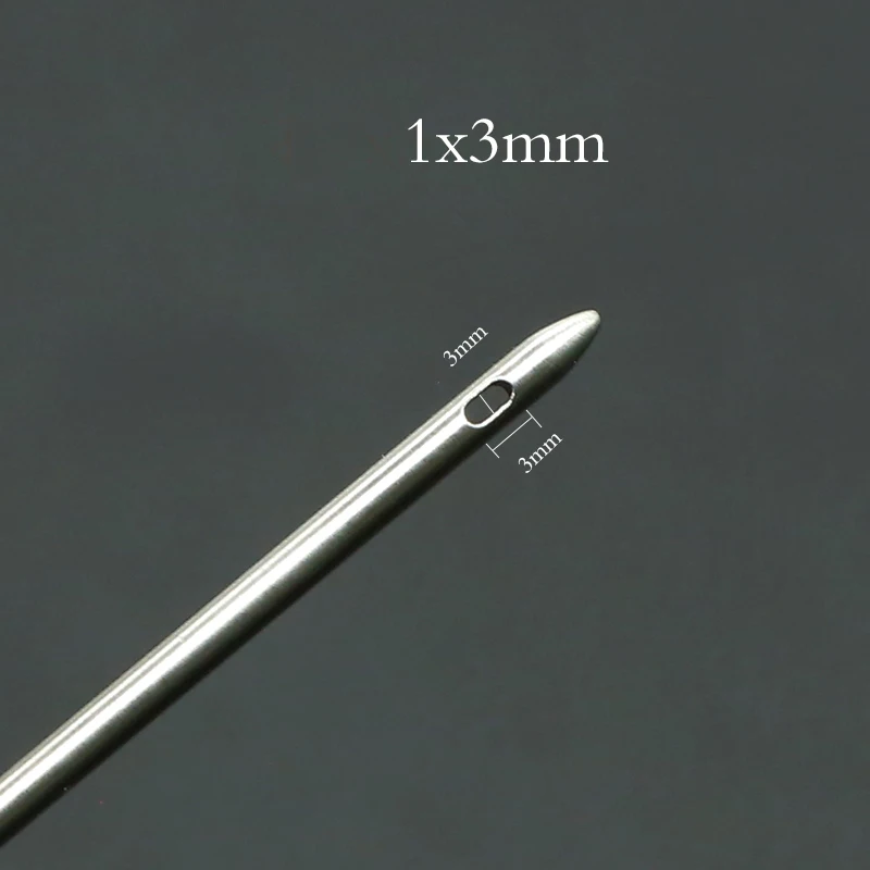 Facelift Surgery Face Guide Needle With Hole Stainless Steel Puncture Facial Peeler Wire Carving Large V Buried Wire Guide - Chi