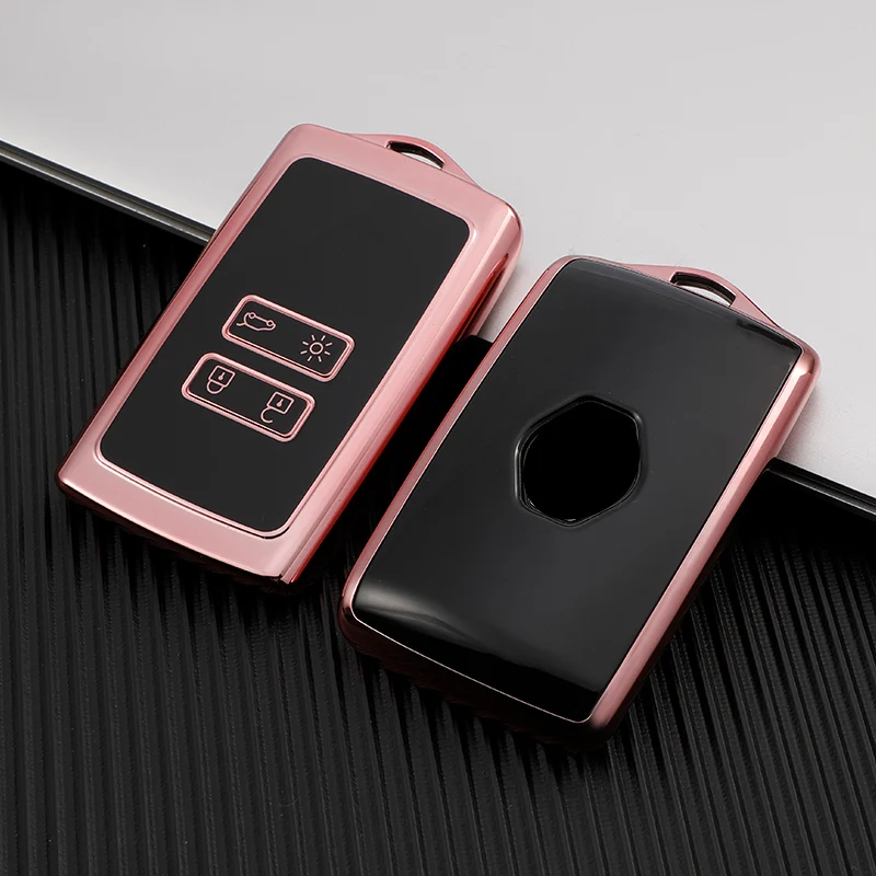 TPU Car Remote Key Cover Case Fob For Renault Koleos Scenic 4 Arkana Dacia Sandero Card Captur Megane Talisman Espace Clio Zoe