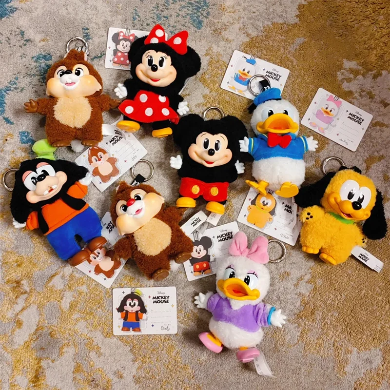 

Popmart Mickey Family Cute Together Pendant Series Surprise Blind Box Plush Toy Backpack Pendant Mysterious Gift Box