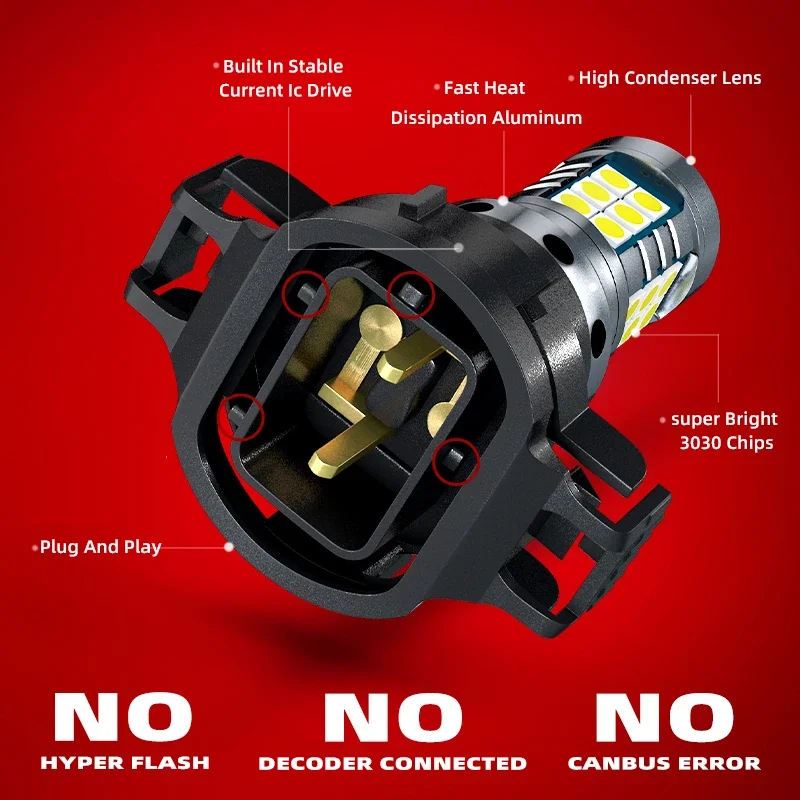 2xCar LED Front Fog Lights Bulbs No Error For Toyota GT 86 Coupe