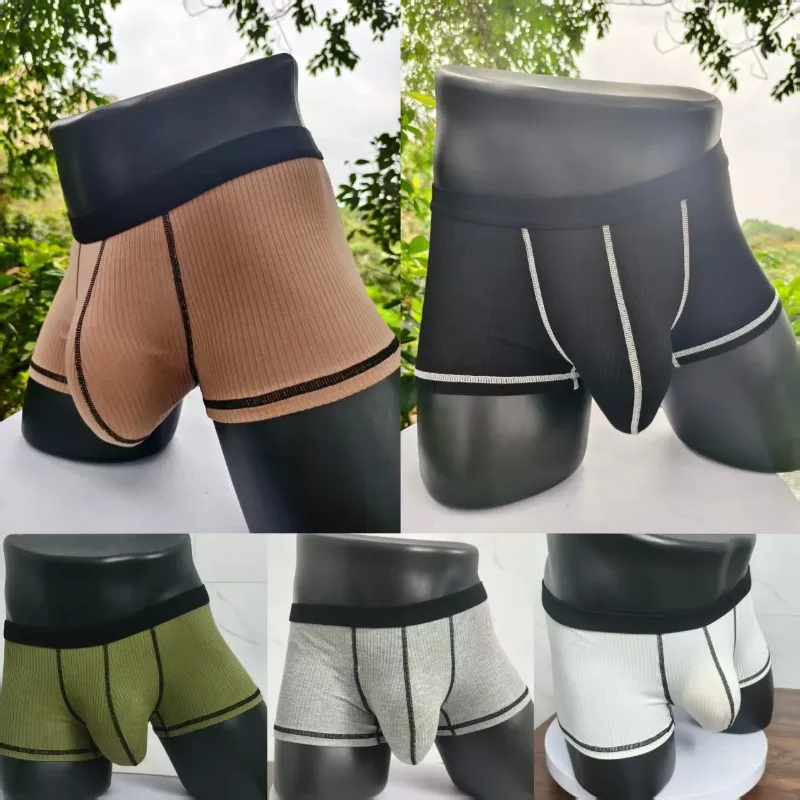 High Elasticity Mens Boxer Shorts Large Pockets Fashionable Casual Summer Loose Fit Quick Dry Breathable Ultra Lightweight Soft image 5