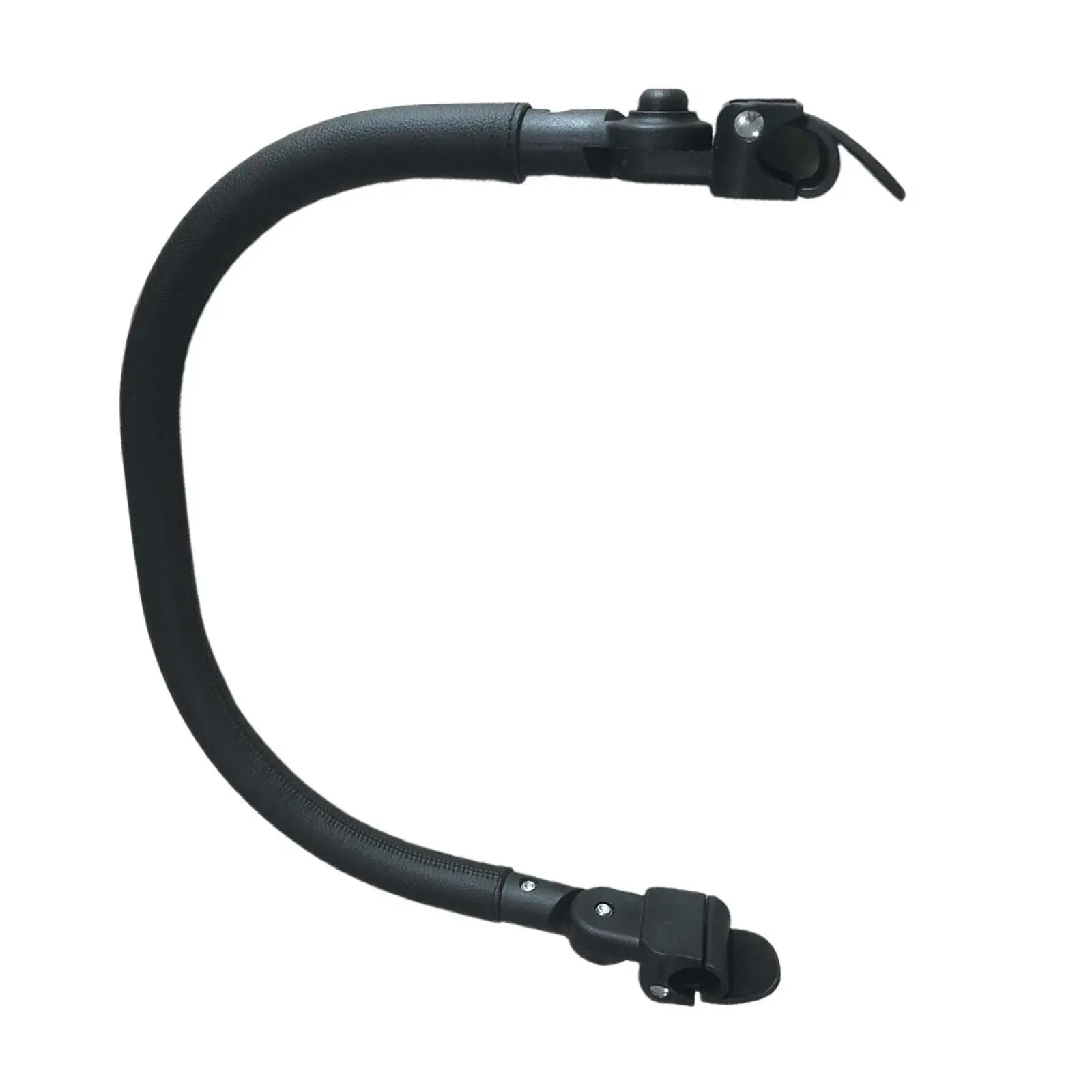 Leather Stroller Bar Handle Secure Detachable Armrest Accessory for Pram Protection and Baby Stroller Safety