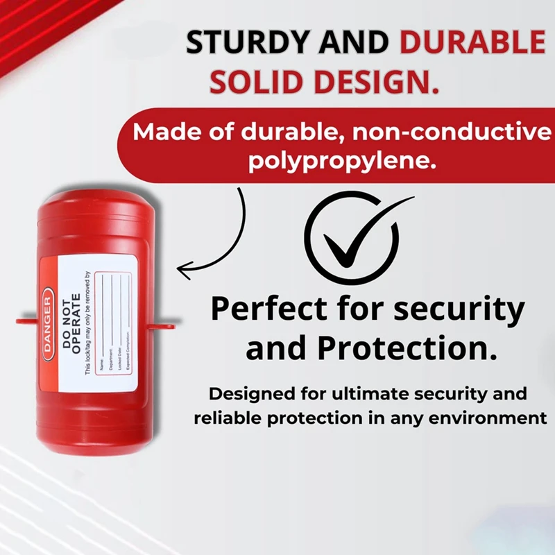 ล็อคปลั๊กไฟฟ้าสําหรับ Lockout Tagout - อุปกรณ์ล็อคสายไฟ 220 โวลต์, ล็อคสายไฟต่อ, เกรดอุตสาหกรรม