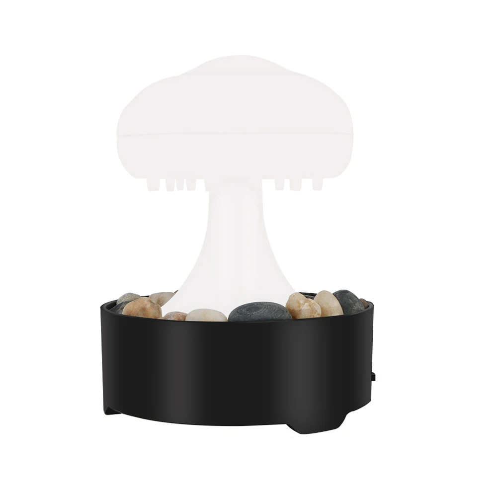 

Simulated Water Drop Mushroom Lamp Night Light Flowing Table Lamp Atmosphere Light Fountain Light