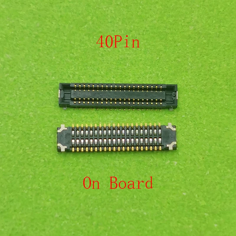 2-5pcs 40pin LCD Display FPC Connector Port On Motherboard For Huawei Honor Mediapad M2 Lite PLE-703L M2 8.0 M2-802L 803L Y7 GT3