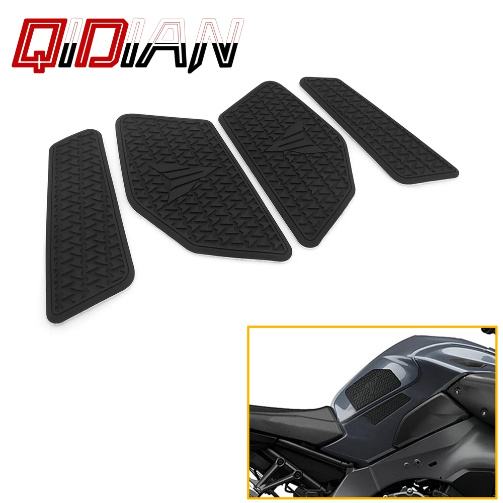 

2022 2023 For Yamaha MT10 MT-10 Motorcycle Accessories Non-slip Side Fuel Tank Stickers Waterproof Pad Rubber Sticker
