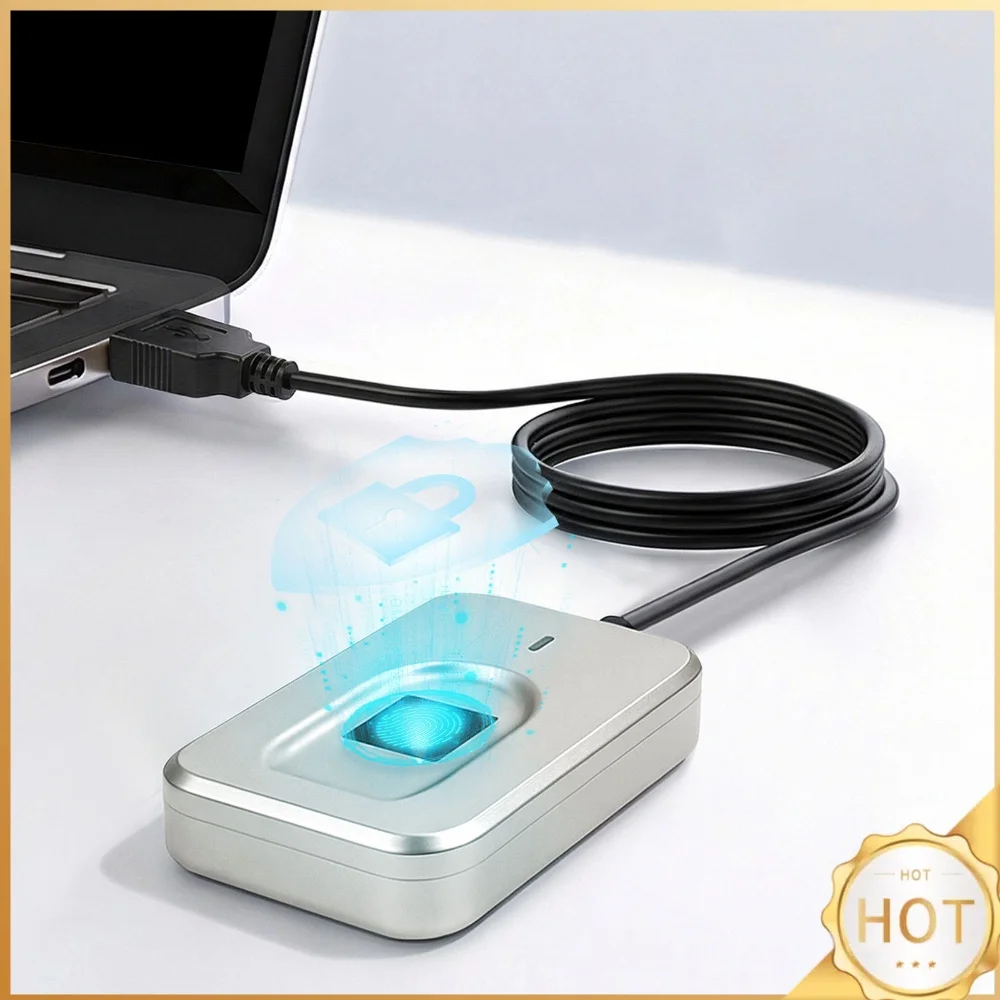 For Windows 10 11 Hello Biometric Fingerprint Login Scanner USB Reader Module Device Touch Secure Login Device for Home Office