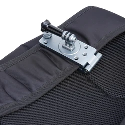 Backpack Strap Clamp Mount for DJI Osmo Gopro 13 Insta360 Adjustable Action Camera Accessories Holder Clip