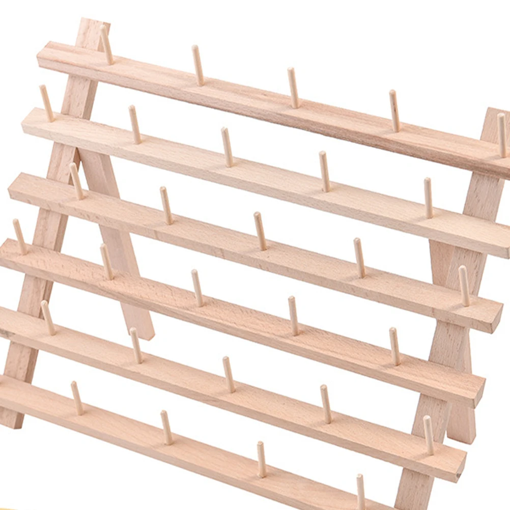 

Beechwood 30 Spool Thread Rack Foldable Organizer Stand Sewing Quilting Storage Thread Rack Organizer Sewing Storage