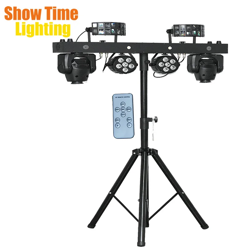 

Professional Bagged Portable Equipment Beam Moving Head Par Light 5in1 Stage Lighting with Stand for Bars and KTVs