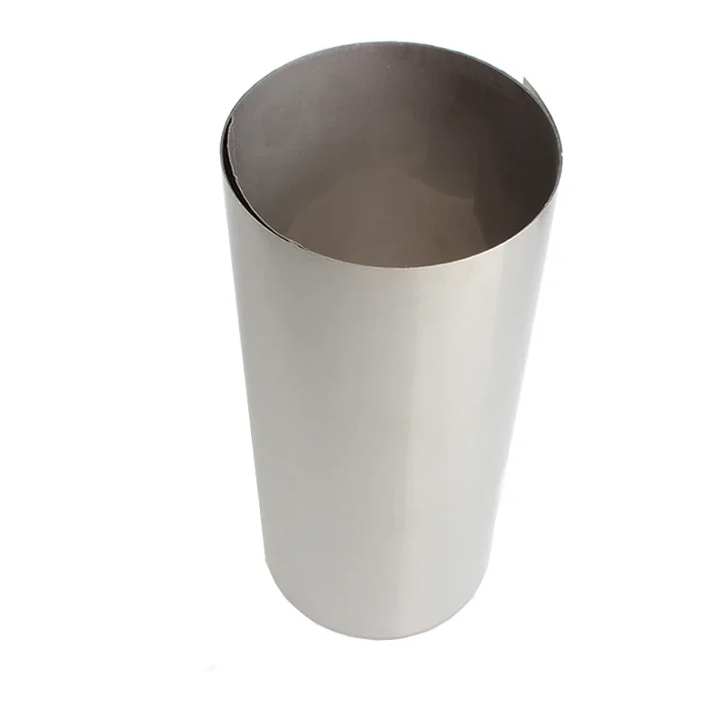 1pcs 0.1-0.2mm titanium alloy Gr2 titanium foil thin titanium plate high purity metal square plate foil length 300-1000 mm