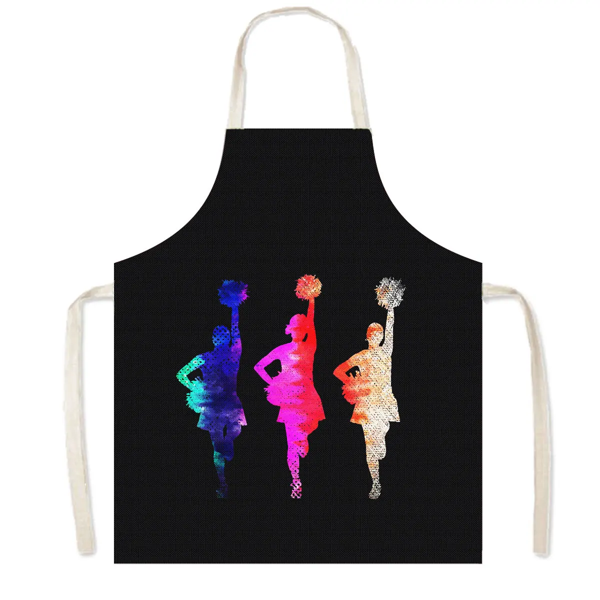 Cheerleading Girls Cooking Apron Cheerleader Dance Pinafore BBQ Waiter Chef Waterproof Kitchen Aprons Household Cleaning Tools