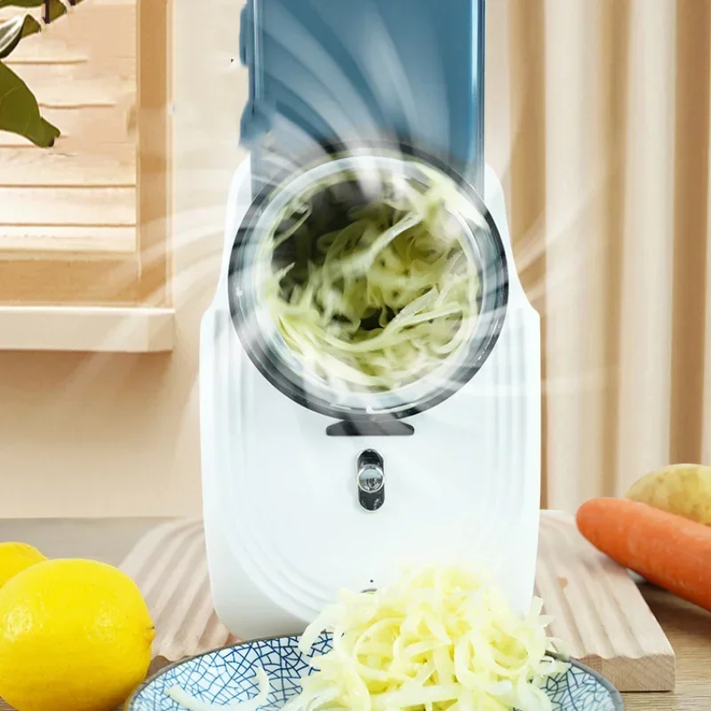 Multi-function Vegetable Cutter 1PC Household Kitchen Electric Vegetable Cutter Vegetable Slicer Shredder Automatic