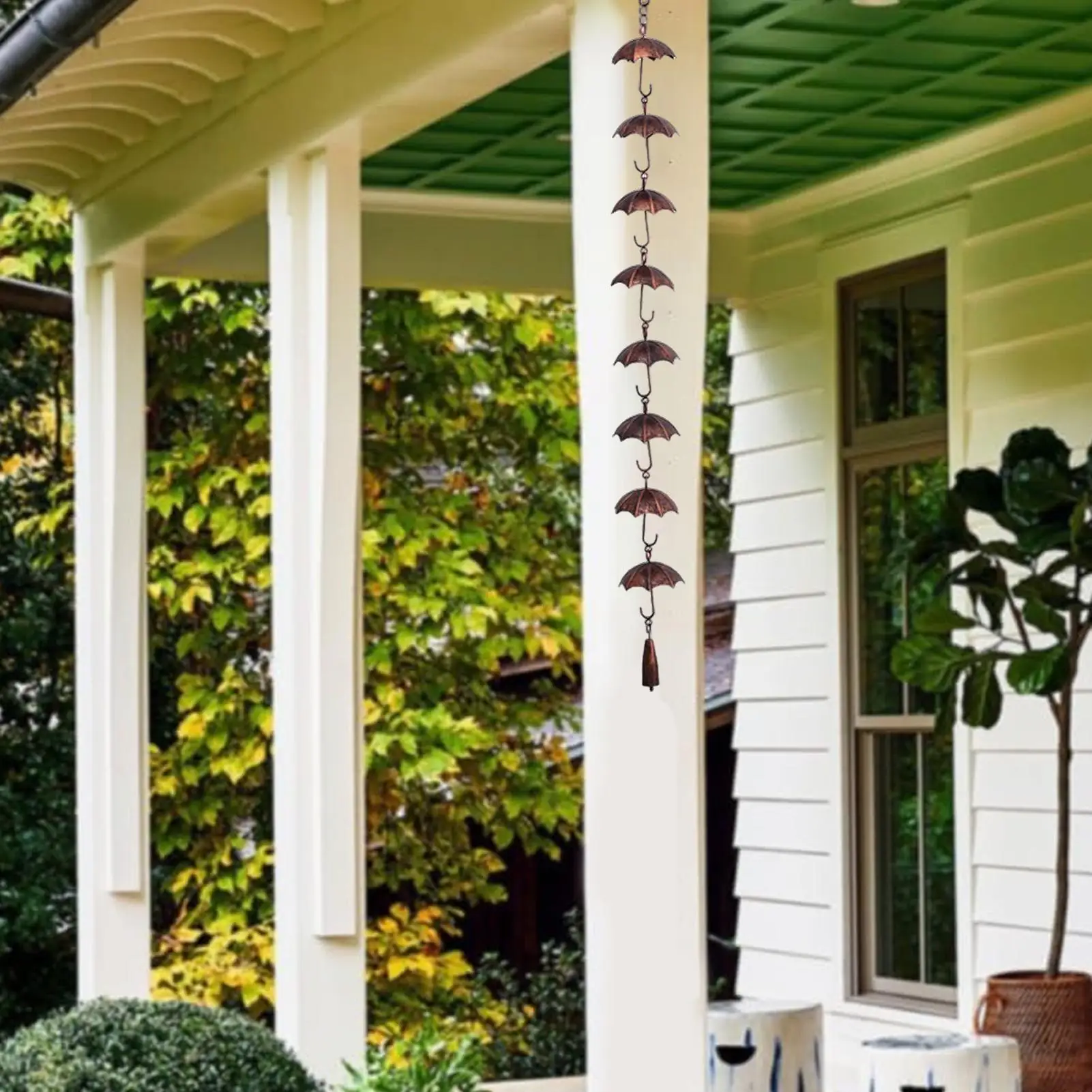 

Rain Gutter Chains Decorative Garden Water Catcher Decorative Water Chains For Homeowners Backyard Landscape Architects Outdoor