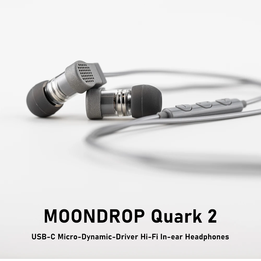 MOONDROP Quark 2 USB-C Micro-Dynamic-Driver Hi-Fi In-ear Headphones - view 3