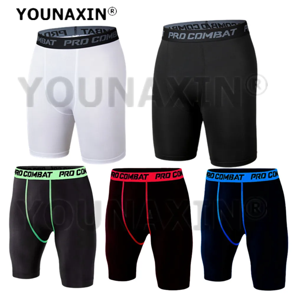 Men's Quick Dry Compression Athletic Shorts Skinny Fit Sports Tights Running Gym Fitness Training Basketball S M L XL 2XL 3XL