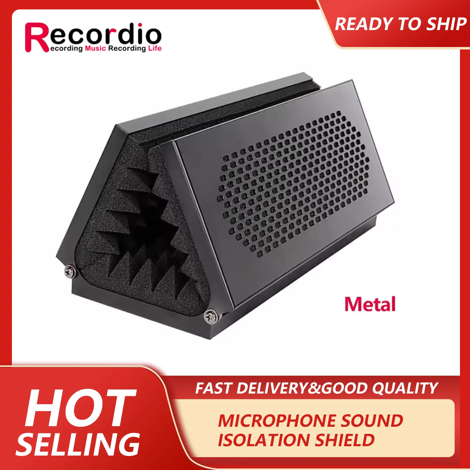 

GAZ-300A Recording microphone reflexion filter Microphone portable vocal booth Studio Microphone sound Isolation shield