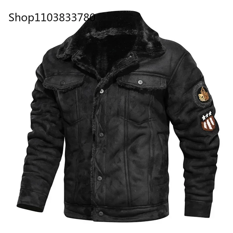 Men\'s Leather Jackets Warm Thick Autumn Casual Motorcycle PU Bomber Jacket Biker Leather Coats Male Windbreaker Brand Clothing