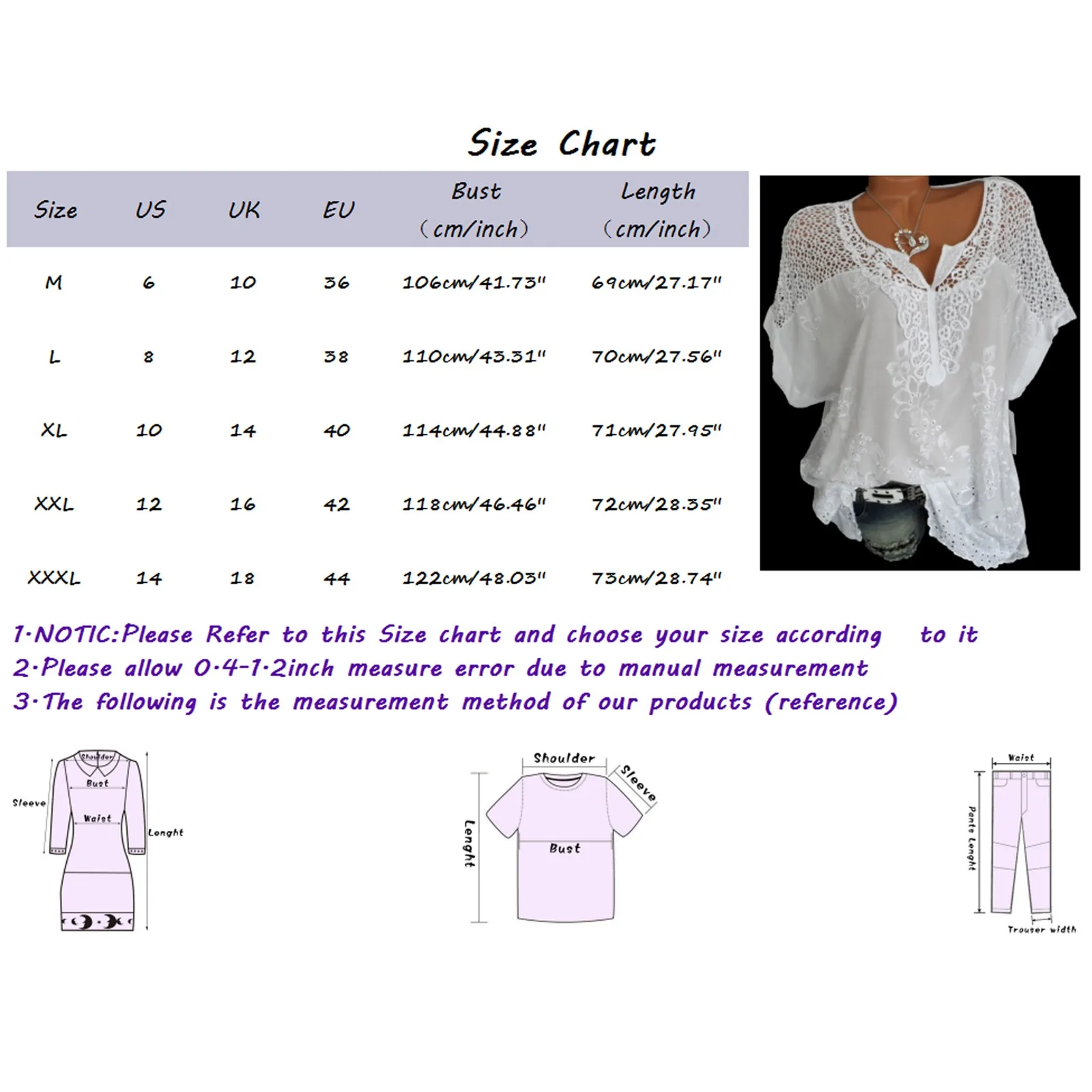 Women\'S Clothing Sales Women Shirt Lace Hollow Casual Stylish Top Shirts 반팔티