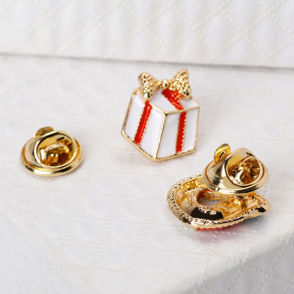

6Pcs Christmas Brooch Set Alloy Colorful Retro Breastpin Creative Jewelry Lapel Pins Costume Accessories Party Gift