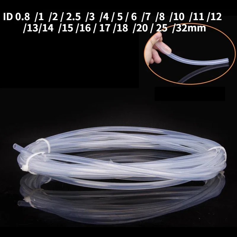 

1M PTFE Tube for 3D Printer Parts Pipe ID 0.8 1 2 2.5 3 4 5 6 7 8 10 12 14 16 18 20-32mm F46 Insulated Hose Extruder J-head 600V