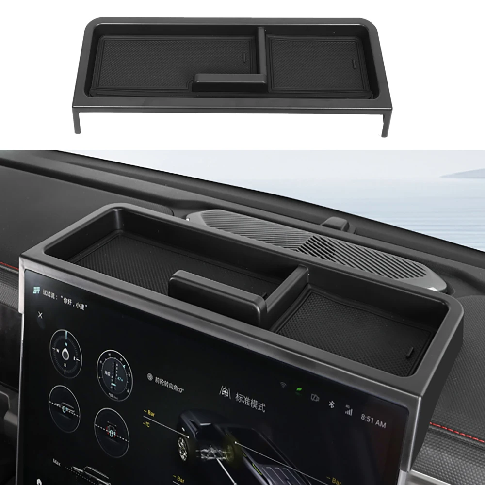 

Car Central Control Screen Rear Storage Box Central Control Screen Compartment Storage Box Behind For Chery Jetour Traveler T2