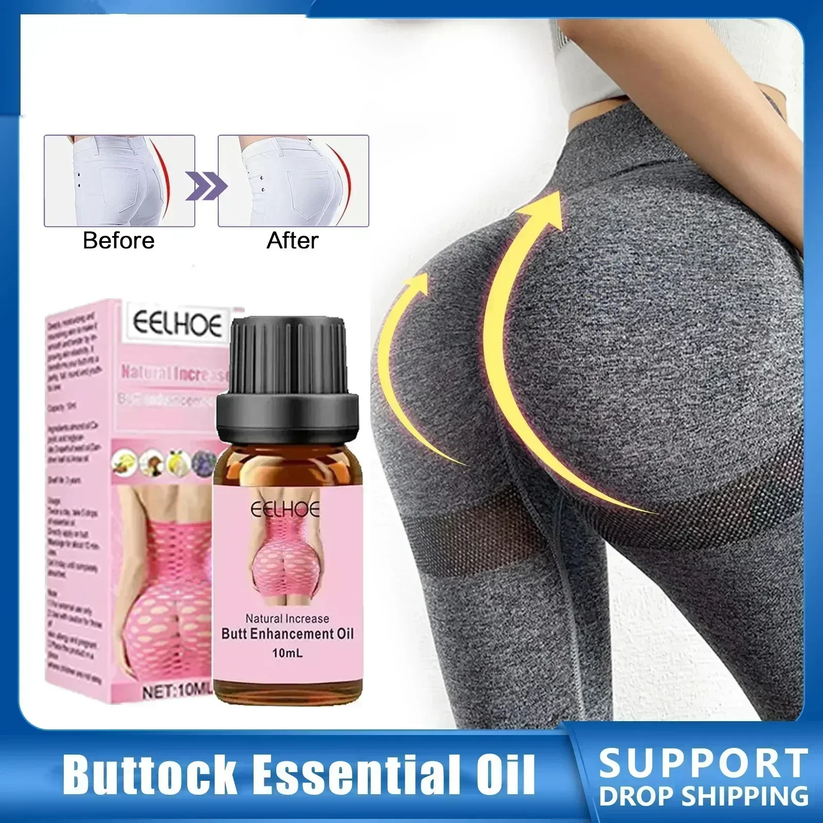 Sdotter New Big butt buttocks  Enhance the beauty of the buttocks Natural growth curve body more powerful buttocks effect0903