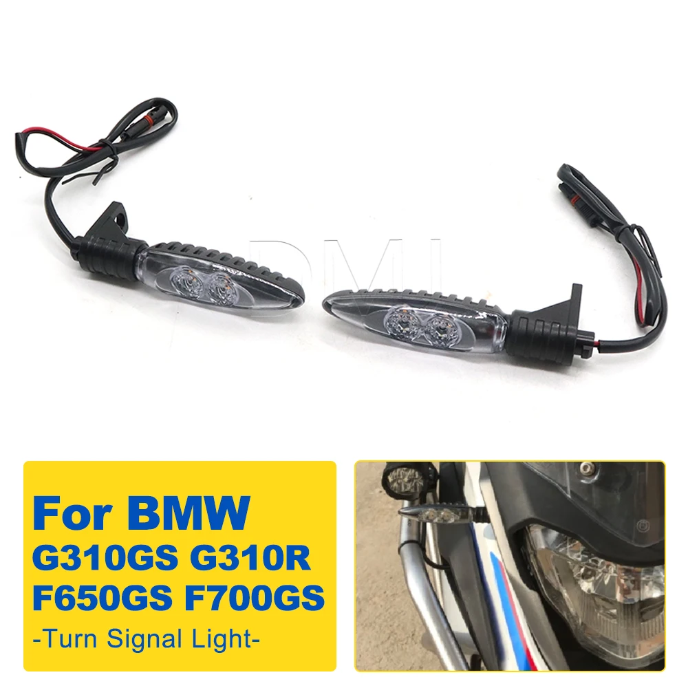 For BMW R1200 GS R S G310 GS R F650GS F700GS F800 GT R S ST K1200R K1300R S1000XR HP2 C600 Sport Front LED Turn Signal Light