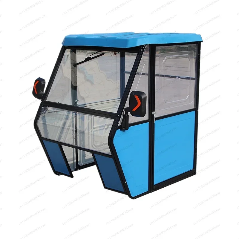 The front awning of the carport is fully enclosed, and the rain shelter tricycle front is thickened with a courier tent cockpit.