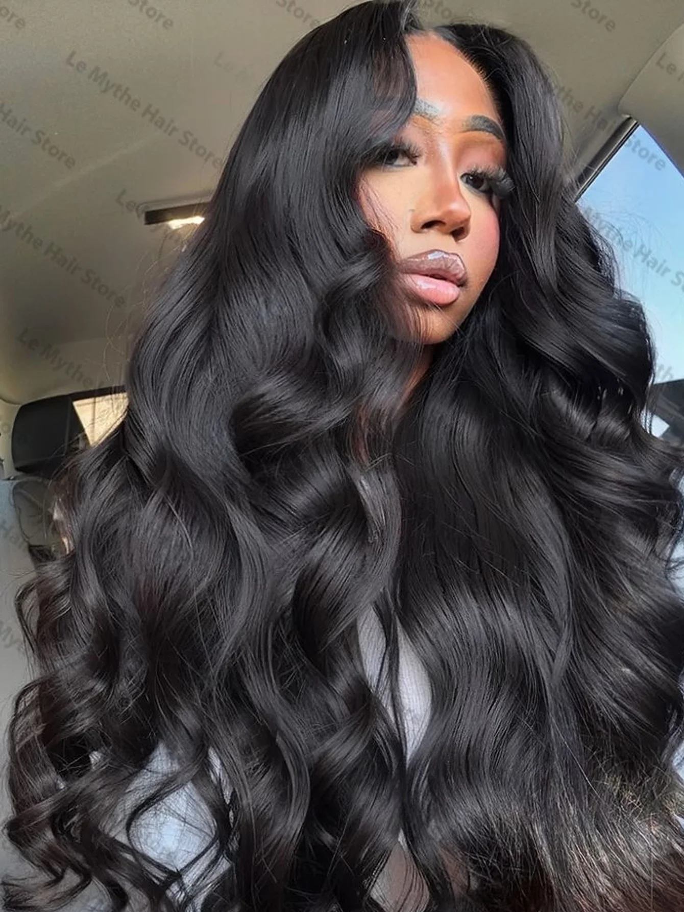 40インチ 200%密度 13x4 レースフロントウィッグ 人毛 ボディウェーブ HDレースフロントウィッグ 人毛 生え際処理済み ベビーヘア付き