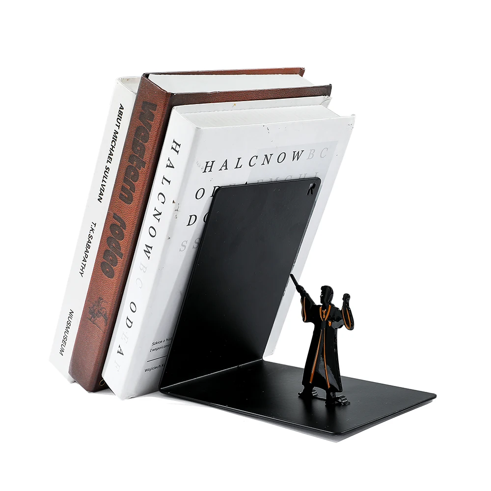 Harry Potter Heavy Duty Metal Bookends For Office Desk Student Desks Home Decor Great Gift Giving Desktop Ornament
