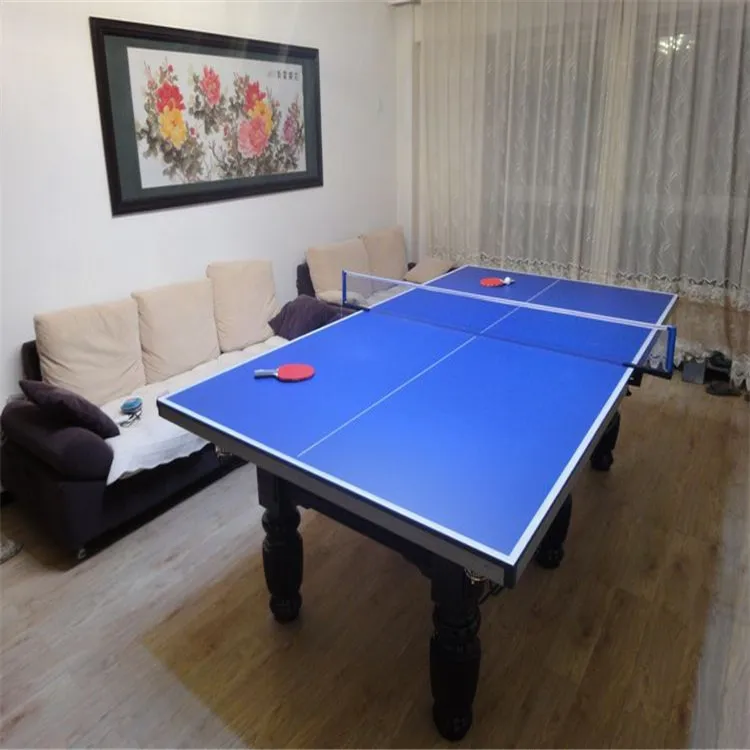 Standard billiard table adult household American black eight indoor multi-functional tennis two-in-one automatic return