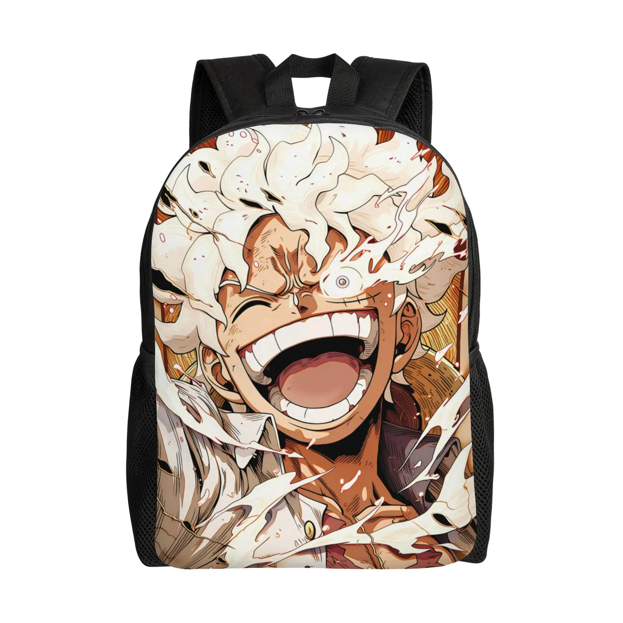 

Fashion Backpacks One Piece luffy mochila funko Classic Hiking Retro Washable Rucksack