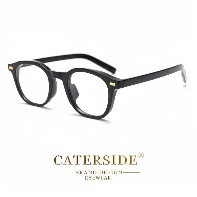 Caterside Vintage Quadratische Plain Glas Brille Männer Frauen TR90 Rahmen Hohe Qualität Brillen Transparente Linsen Business Anzug – Detail 9