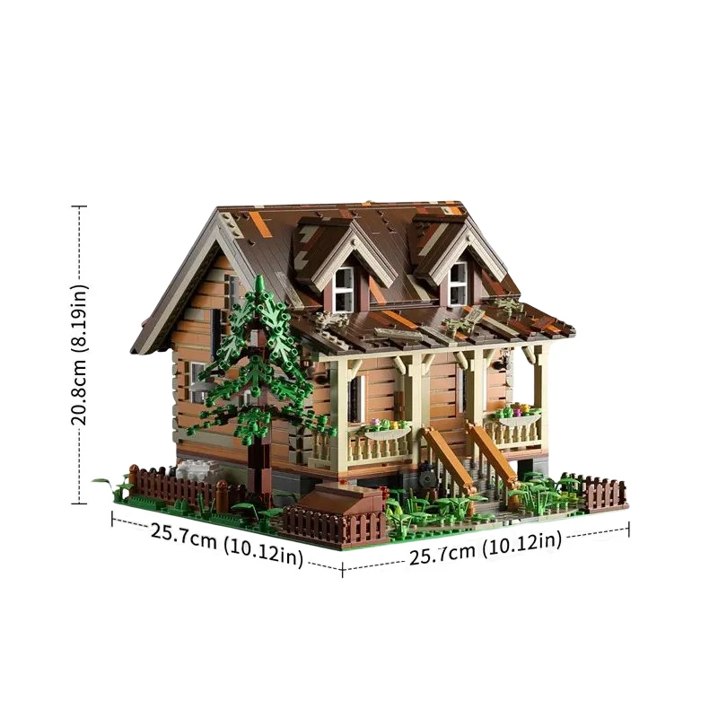 Variedade criativa li street view cabine de madeira conduziu a iluminação casa modelo quebra-cabeça montagem blocos de construção meninos presente do feriado