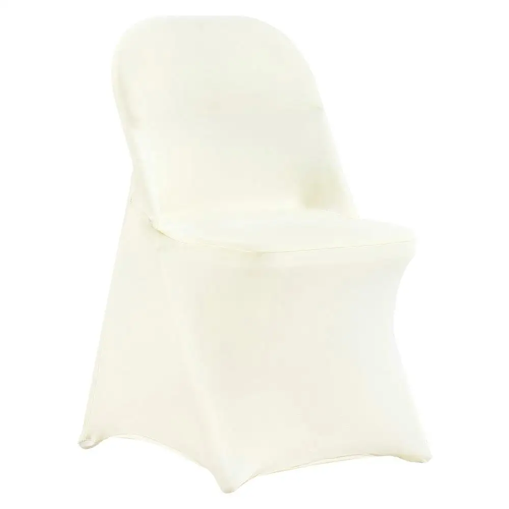 

Stretch Spandex Folding Chair Covers Universal Fitted Chair Cover Removable Washable Protective Slipcovers for wedding Holiday
