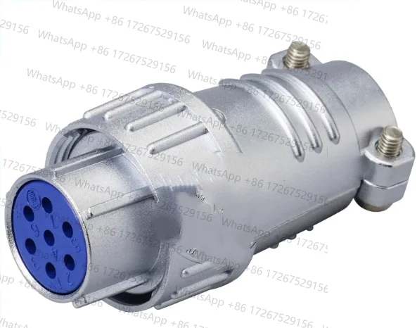 2pcs NJC-202-PF Seven Star Connector Aviation Plug 2P In Stock