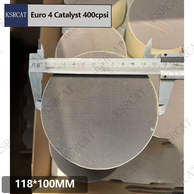 118×100mm 400Cell/cpsi Car Exhaust Gas Purifier Products EURO 4 Ceramic Cellular Catalyst Carrier & Ceramic Honeycomb Substrate