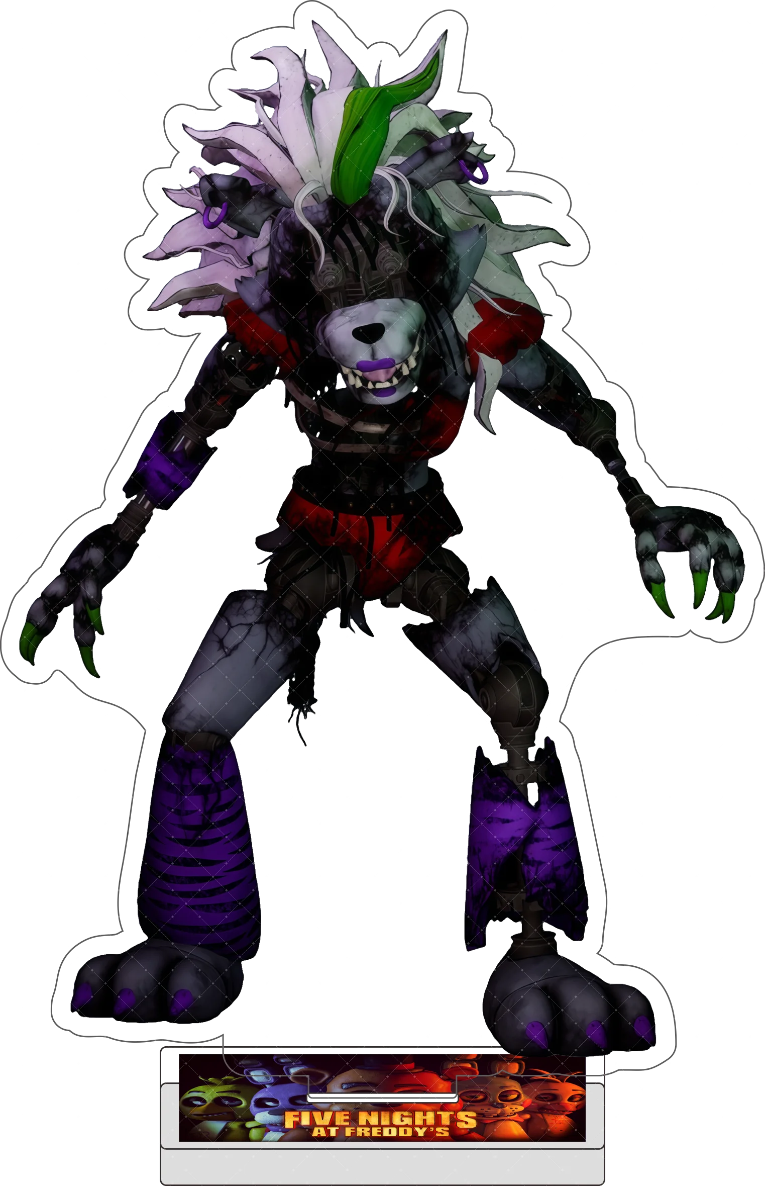 Five Nights At Freddys New 15cm Acrylic Stand Keychain FNAF Springtrap Sun Moon Roxanne Foxy Bonnie Chica Game Figure Fans Gift