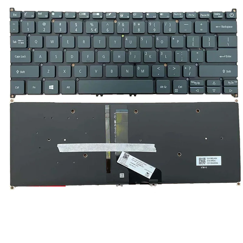 

New US Keyboard For Acer Swift N17W3 SF514-52 SF514-51 SF515-51 BLACK Backlit