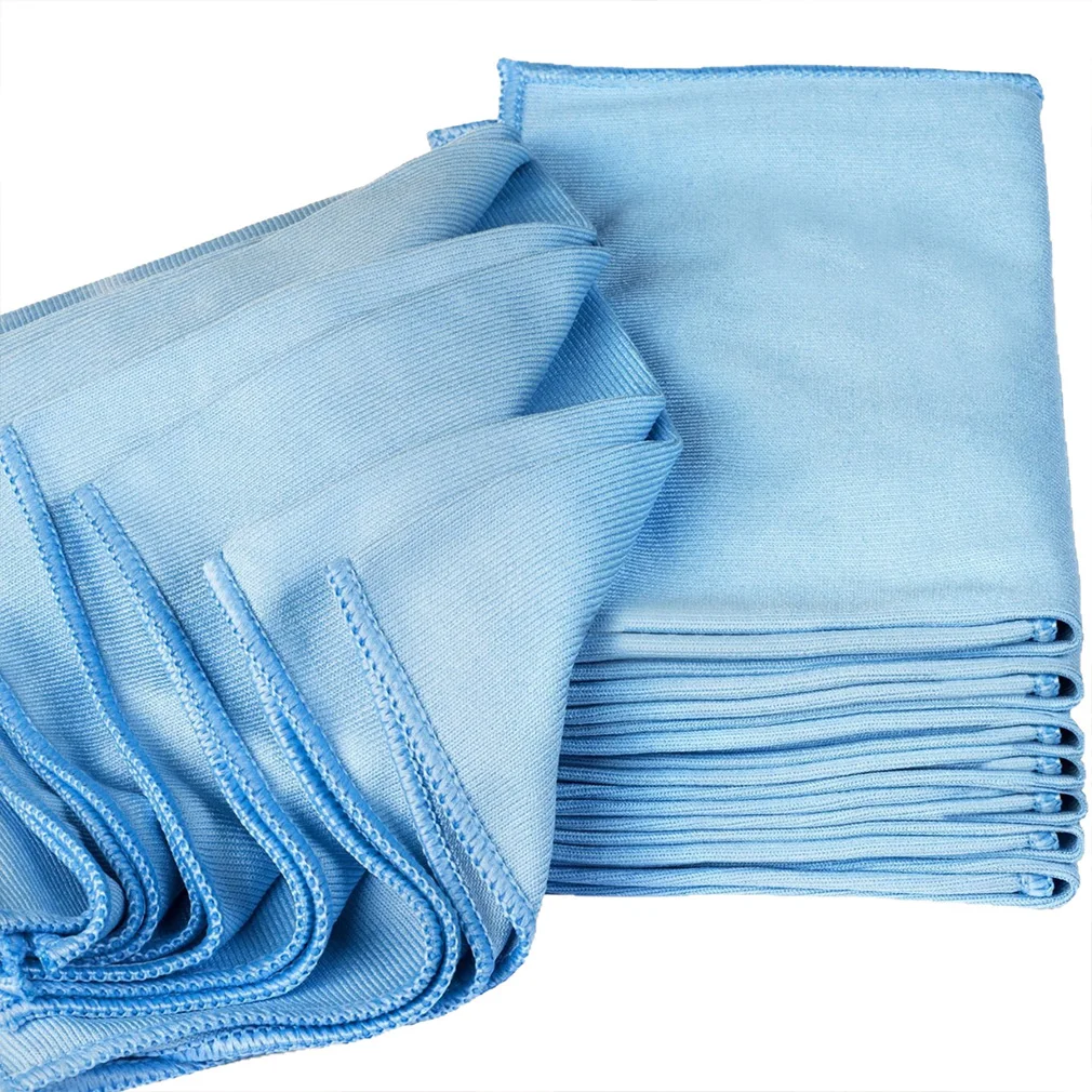 1PC Car Cleaning Microfiber Glass Towel Cloth Towels Wash Window Polishing Absorbent Windshield Cloth 30cmx30cm Dropshipping