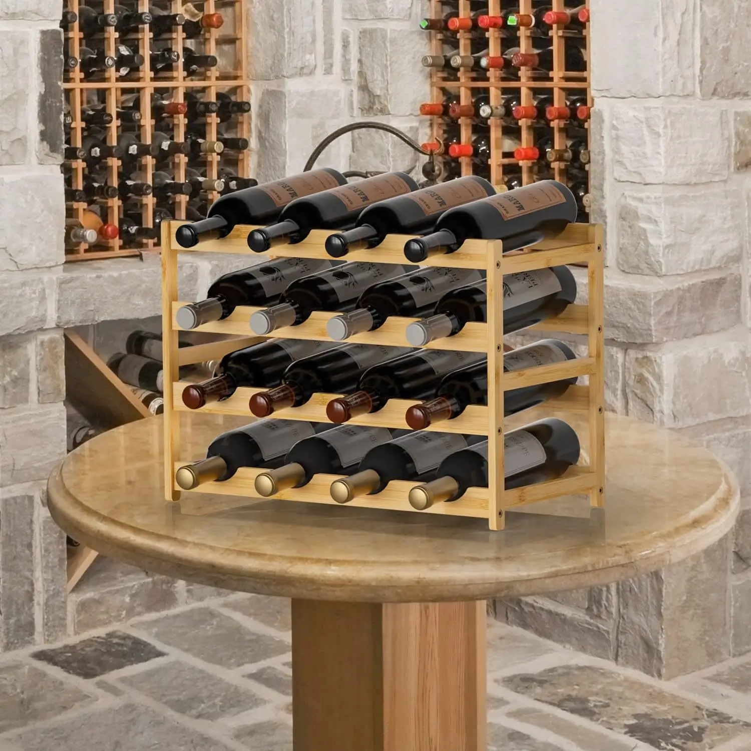 rack, tabletop multi-layer display rack, living room rack, bottle tray, storage and display
