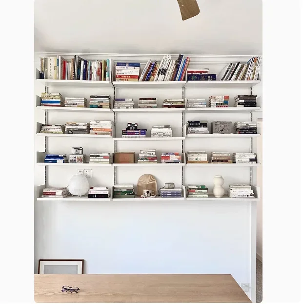 رف مسار الرياح للتعليق على الحائط، رف كتب مفتوح للقراءة، رف تخزين قابل للإزالة